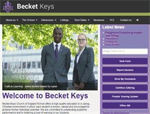 Tablet Screenshot of becketkeys.org